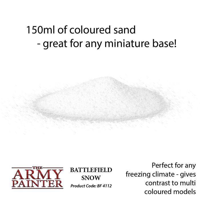 Battlefield Snow-Flock and Basing Materials-LITKO Game Accessories