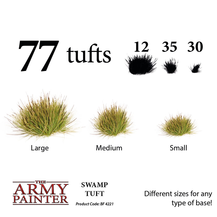 Battlefields: Swamp Tufts-Flock and Basing Materials-LITKO Game Accessories