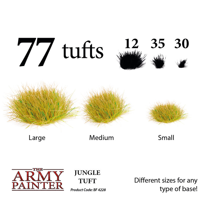 Battlefields: Jungle Tufts-Flock and Basing Materials-LITKO Game Accessories