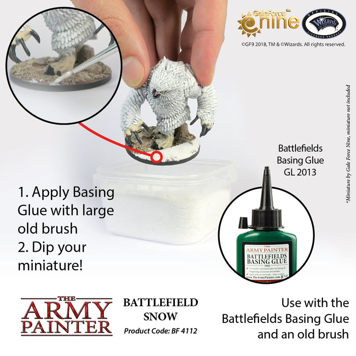Battlefield Snow-Flock and Basing Materials-LITKO Game Accessories