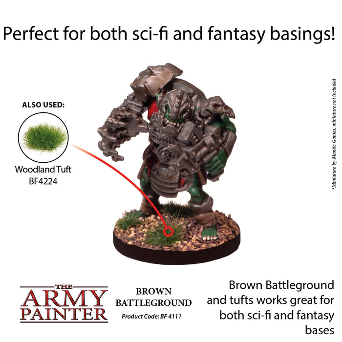 Brown Battleground-Flock and Basing Materials-LITKO Game Accessories