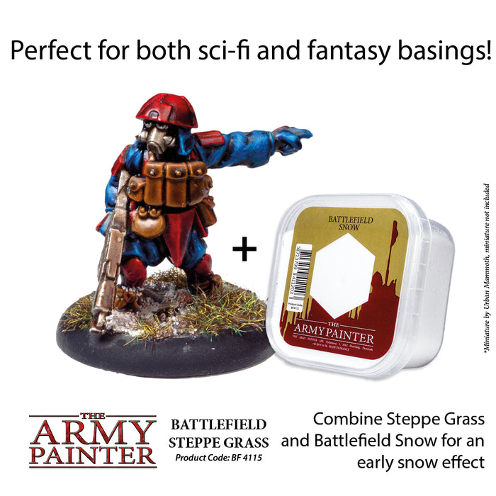 Battlefield Steppe Grass-Flock and Basing Materials-LITKO Game Accessories