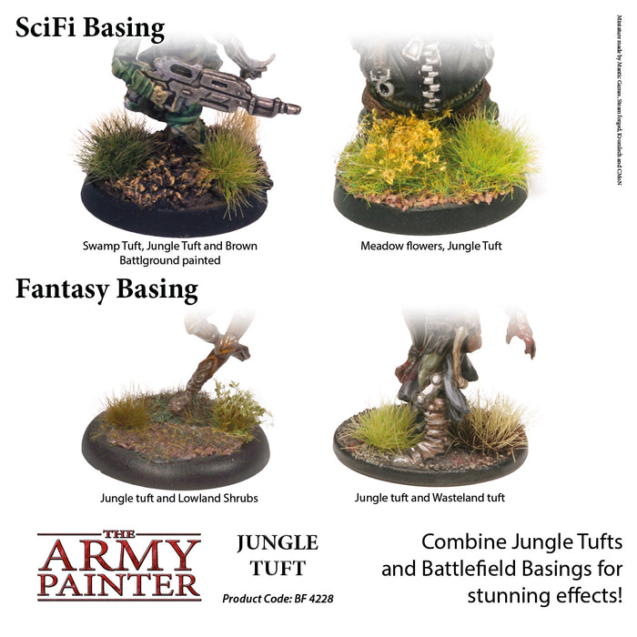 Battlefields: Jungle Tufts-Flock and Basing Materials-LITKO Game Accessories