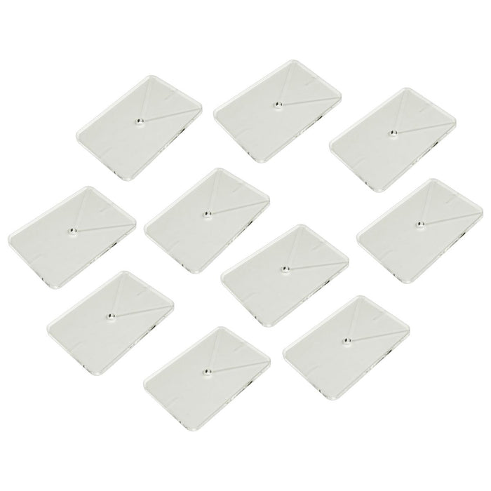 LITKO Flight Bases, Rectangular 44x67mm (Rounded Corners), WoG etching, 3mm peg hole (10)-Flight Stands-LITKO Game Accessories