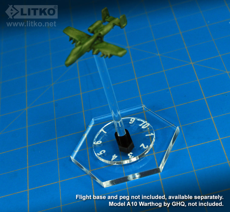LITKO Standard Flight Stand Dials #1-10 with Pointers (10)-Flight Stands-LITKO Game Accessories