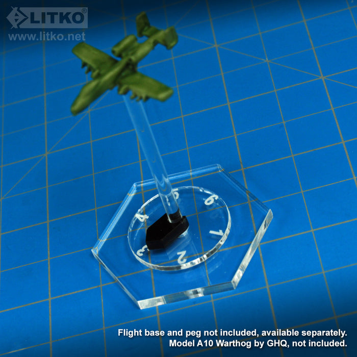 LITKO Standard Flight Stand Dials #1-6 with Pointers (10)-Flight Stands-LITKO Game Accessories