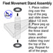 LITKO Fleet Movement Stands, Clear (3)-General Gaming Accessory-LITKO Game Accessories