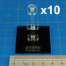 LITKO Space Fighter Deluxe Flight Stand (Standard Ship), Black (10)-Flight Stands-LITKO Game Accessories