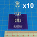 LITKO Space Fighter Deluxe Flight Stand (Standard Ship), Purple (10)-Flight Stands-LITKO Game Accessories