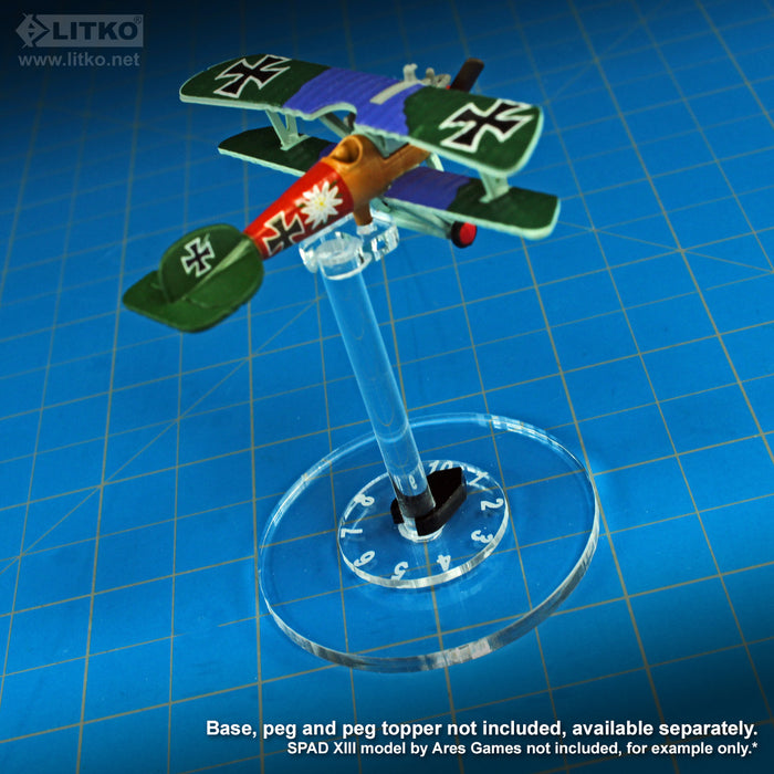 LITKO Heavy Duty Flight Stand Dials #1-10 with Pointers (5)-Flight Stands-LITKO Game Accessories