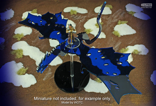 LITKO Flying Ice Dragon Character Mount Kit with 3-inch Circle Base-Character Mount-LITKO Game Accessories