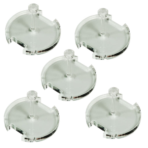 LITKO 50mm Circular Flight Stand Kit Compatible with Star Wars: Legion, 6mm (5)-Flight Stands-LITKO Game Accessories