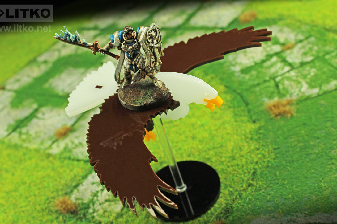 LITKO Flying Eagle Character Mount Kit with 2 inch Circle Base-Character Mount-LITKO Game Accessories