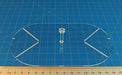 LITKO 100x175mm Notched Pill Tank HD Flight Stand Compatible with Star Wars: Legion, 1.5mm Clear-Flight Stands-LITKO Game Accessories