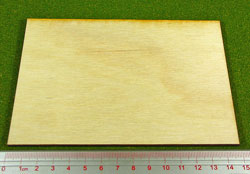 LITKO Rectangular Miniature Bases: 100x150mm Monster Base, 3mm Plywood (1)-Specialty Base Sets-LITKO Game Accessories