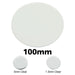 LITKO Circular Miniature Base, 100mm, 3mm Clear-Specialty Base Sets-LITKO Game Accessories