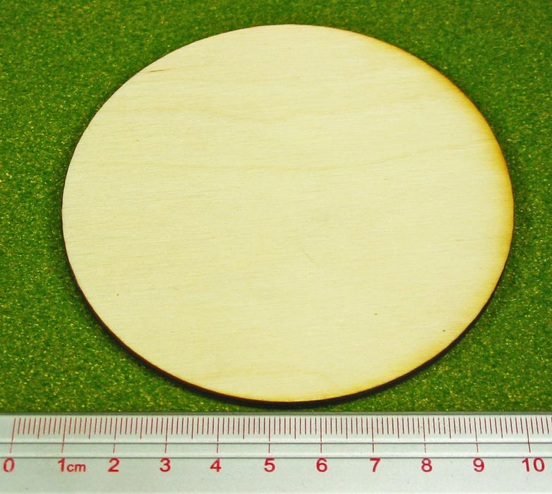 LITKO Circular Miniature Base, 100mm, 3mm Plywood-Specialty Base Sets-LITKO Game Accessories
