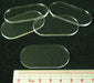 Miniature Bases, Pill, 25x50mm, 1.5mm Clear (5)-Specialty Base Sets-LITKO Game Accessories