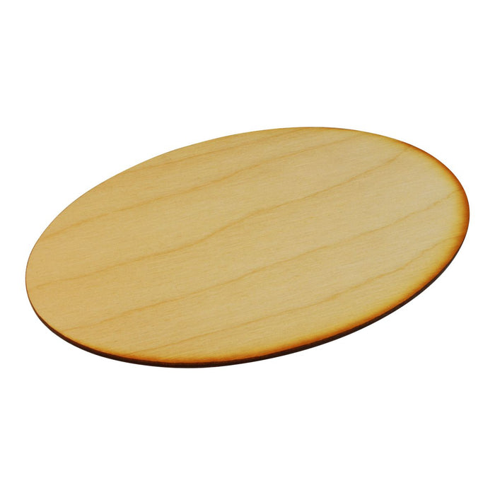 LITKO Oval Miniature Base, 105x170mm, 3mm Plywood-LITKO Game Accessories