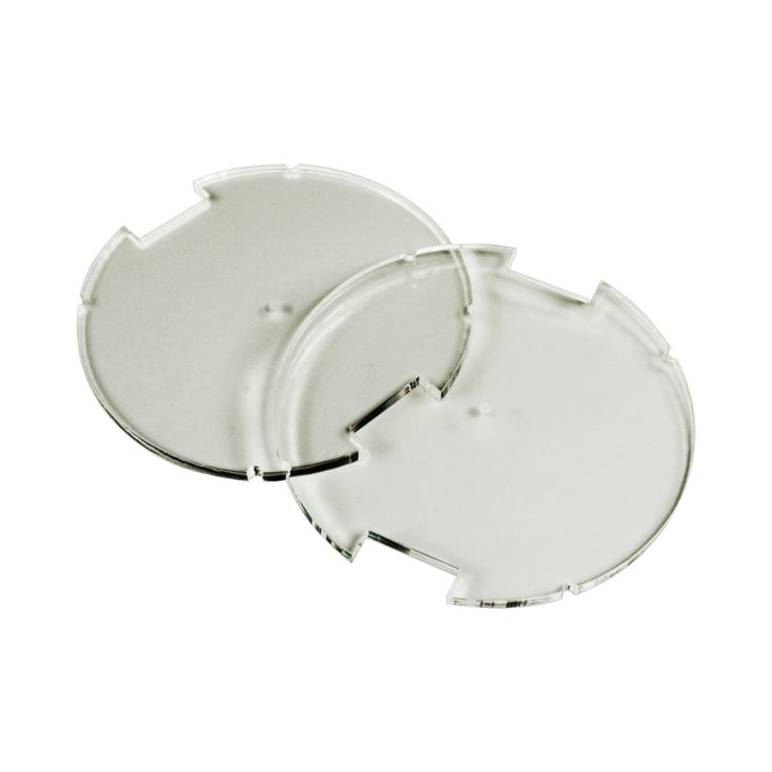 LITKO 70mm Circular Notched Bases Compatible with Star Wars: Legion, 3mm Clear (2)-Specialty Base Sets-LITKO Game Accessories