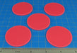 LITKO Pop Culture Figure Stands, 2-inch Circle, Pink (5)-Specialty Base Sets-LITKO Game Accessories