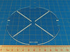 LITKO 120mm Notched Circle Tank Base Compatible with Star Wars: Legion, 1.5mm Clear-Specialty Base Sets-LITKO Game Accessories