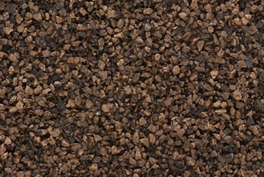 Woodland Scenics Dk Brown Coarse Ballast (Bag)-Flock and Basing Materials-LITKO Game Accessories