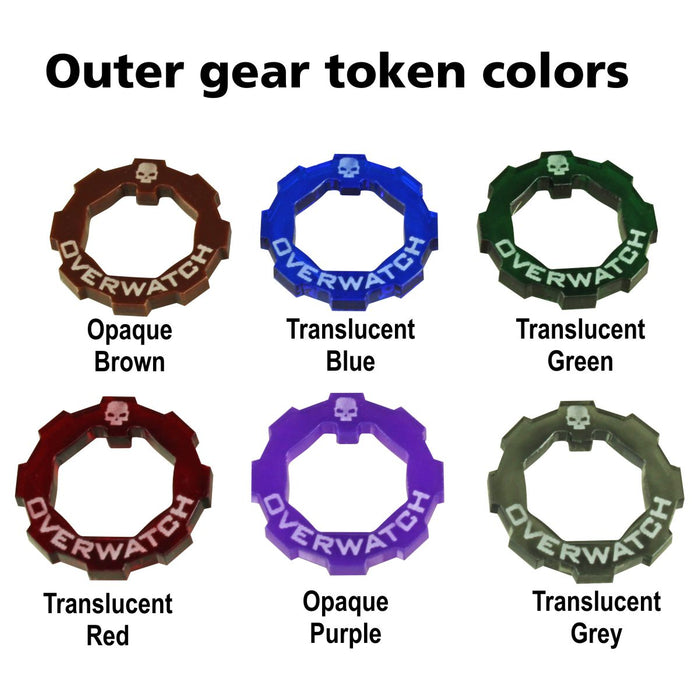 gear token LITKO Armageddon 2-Tone Custom Color Tokens (5) — LITKO Game Accessories