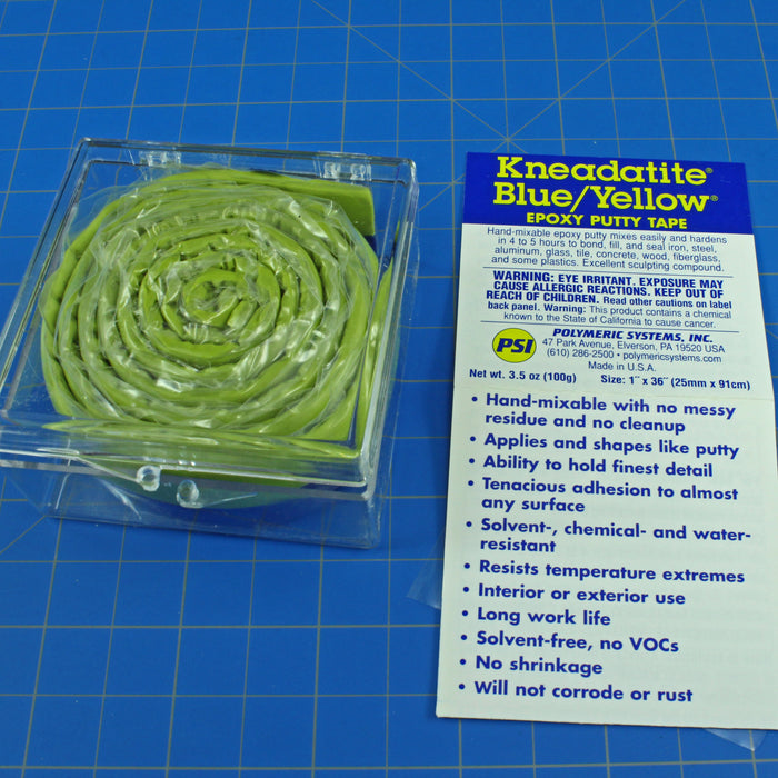 Green Stuff Tape (Kneadatite Blue / Yellow Epoxy Putty)-Filling & Sculpting-LITKO Game Accessories