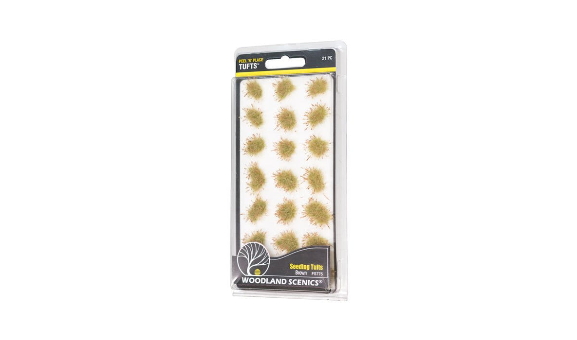 Woodland Scenics Brown Seeding Tufts-Flock and Basing Materials-LITKO Game Accessories