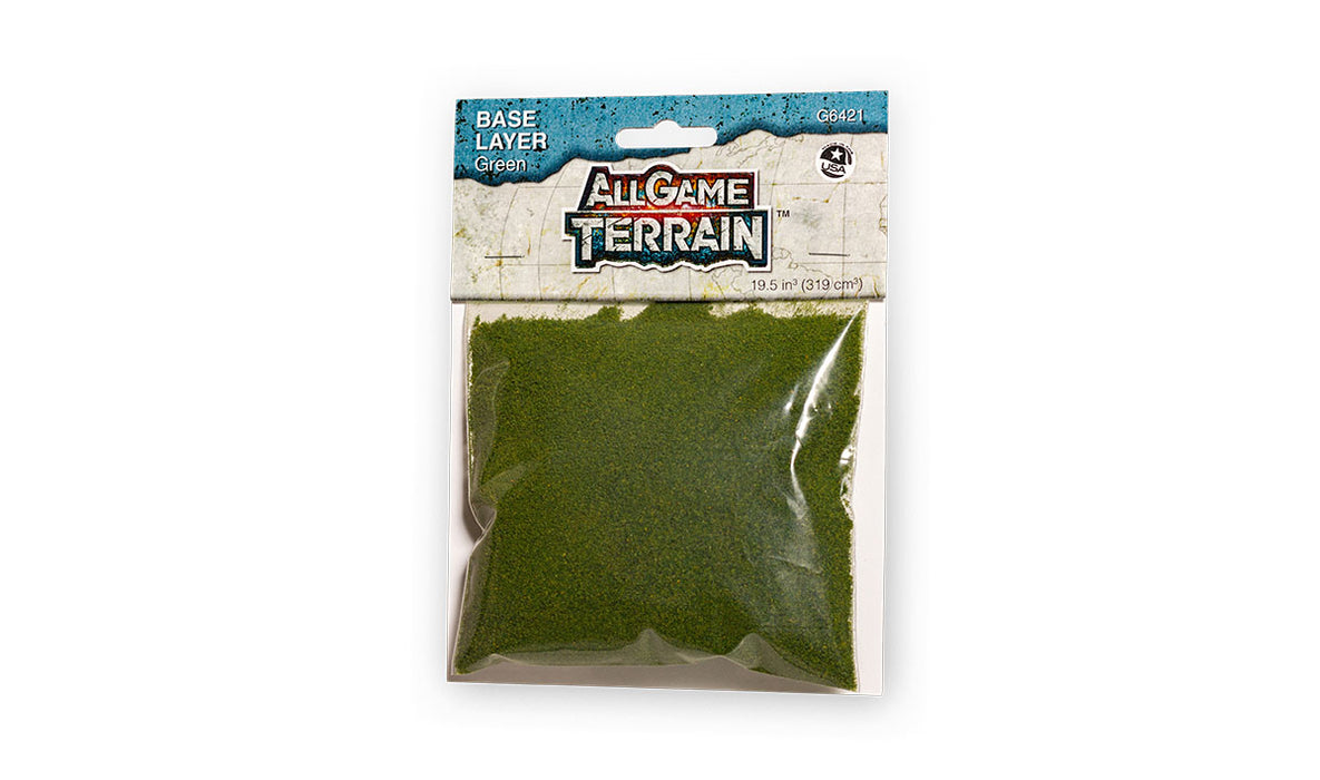 All Game Terrain Green Base Layer-Flock and Basing Materials-LITKO Game Accessories
