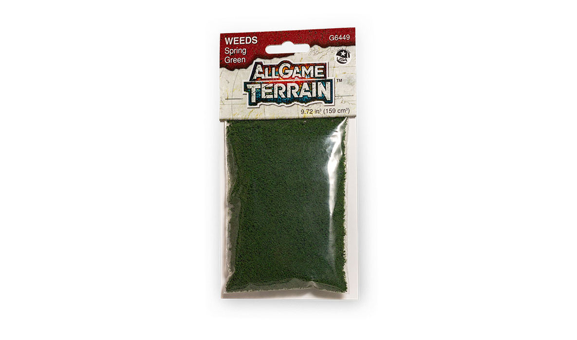 All Game Terrain Spring Green Weeds-Flock and Basing Materials-LITKO Game Accessories
