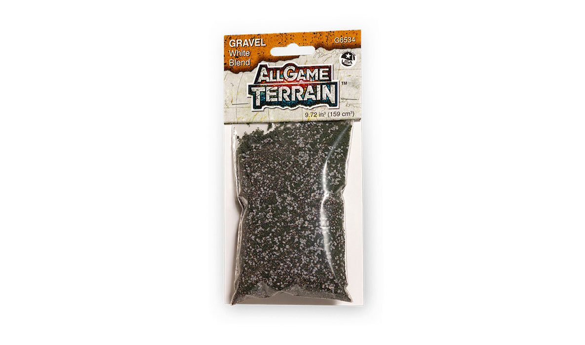 All Game Terrain White Blend Gravel-Flock and Basing Materials-LITKO Game Accessories