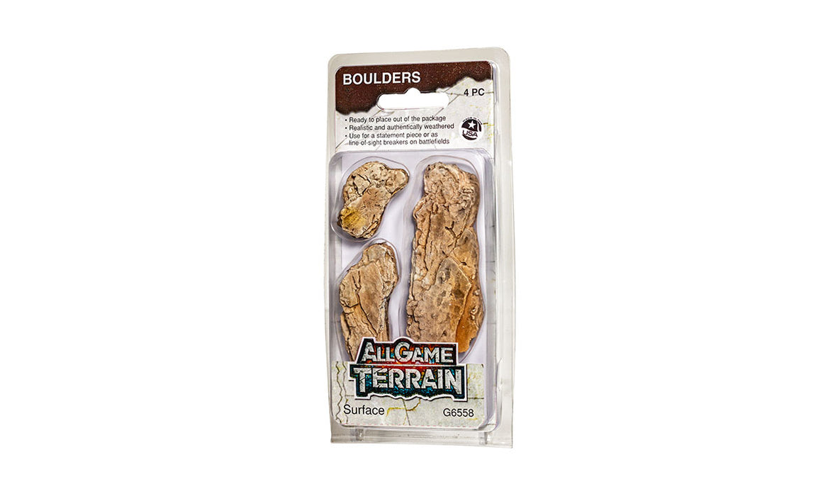 All Game Terrain Surface Boulders-Flock and Basing Materials-LITKO Game Accessories