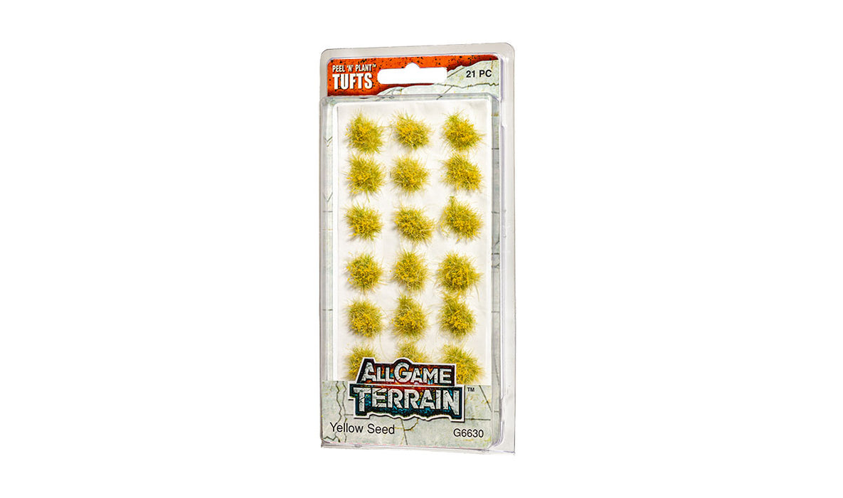 All Game Terrain Yellow Seed Tufts-Flock and Basing Materials-LITKO Game Accessories