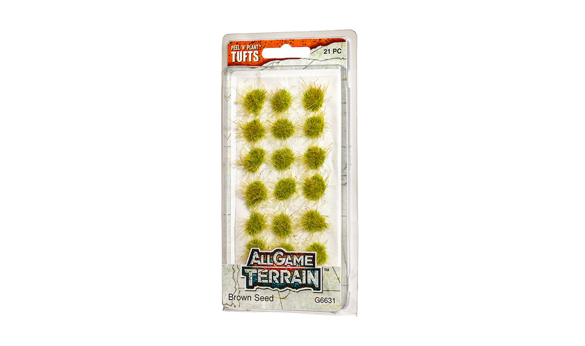 All Game Terrain Brown Seed Tufts-Flock and Basing Materials-LITKO Game Accessories