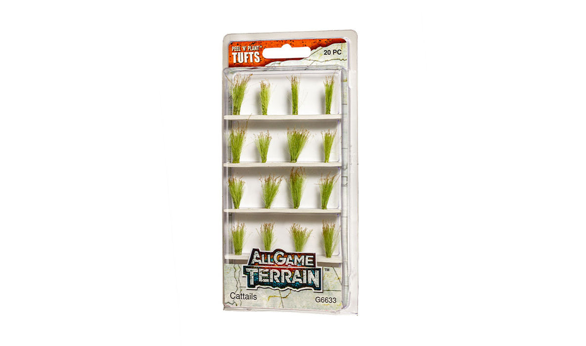 All Game Terrain Cattails Tufts-Flock and Basing Materials-LITKO Game Accessories
