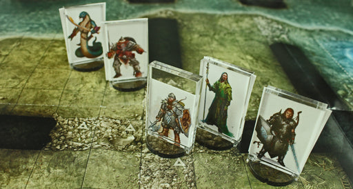 LITKO 1x1.5-inch Paper Figure Stand with 1-inch Round Base (5)-General Gaming Accessory-LITKO Game Accessories