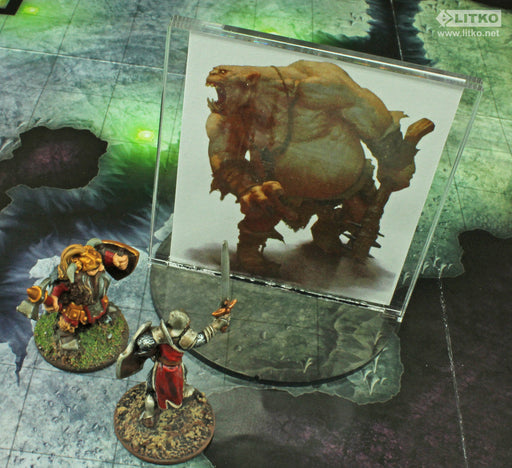 LITKO 3x3-inch Paper Figure Stand with 3-inch Round Base-General Gaming Accessory-LITKO Game Accessories