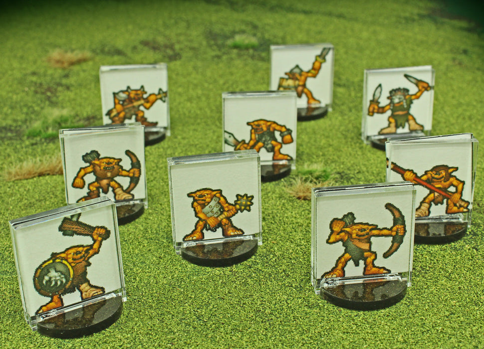 LITKO 1x1-inch Paper Figure Stand with 1-inch Round Base (10)-General Gaming Accessory-LITKO Game Accessories