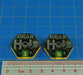 LITKO Gear Dials Compatible with Gaslands Miniatures Game, Translucent Grey & Fluorescent Yellow (2)-Status Dials-LITKO Game Accessories