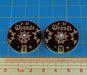 LITKO Wound Dials Numbered 0-20 Compatible with Warhammer Age of Sigmar: Warcry, Translucent Red & Ivory  (2) - LITKO Game Accessories