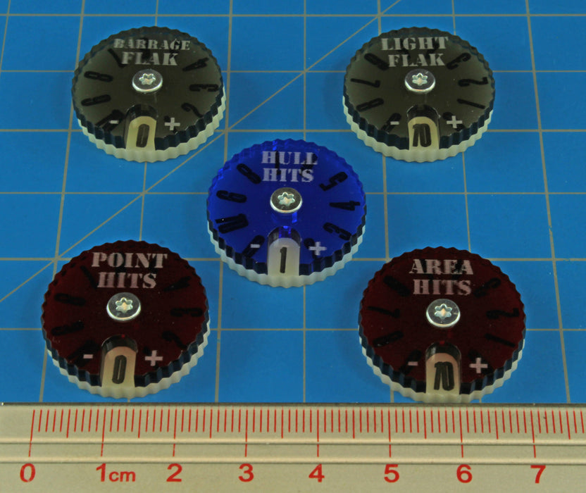 LITKO Air Strike Dial Set Compatible with BRS, Multi-Color (5)-Status Dials-LITKO Game Accessories