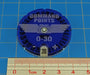 LITKO Command Points Dial #0-30 compatible with WHv9, Translucent Blue & Ivory-Status Dials-LITKO Game Accessories