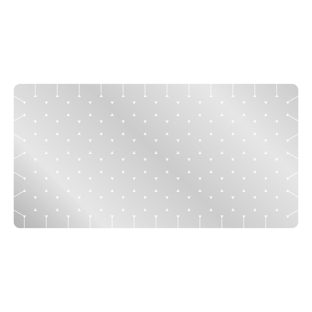 LITKO 1.75-inch Hex Grid Stencil, Star Pattern-Stencil-LITKO Game Accessories