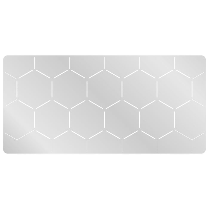 LITKO 4-inch Hex Grid Stencil, Edge Pattern-Stencil-LITKO Game Accessories