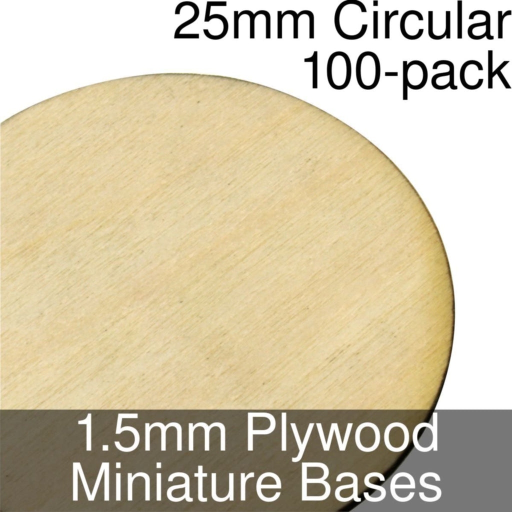 Miniature Bases, Rectangular, 40x20mm, 3mm Plywood (100)