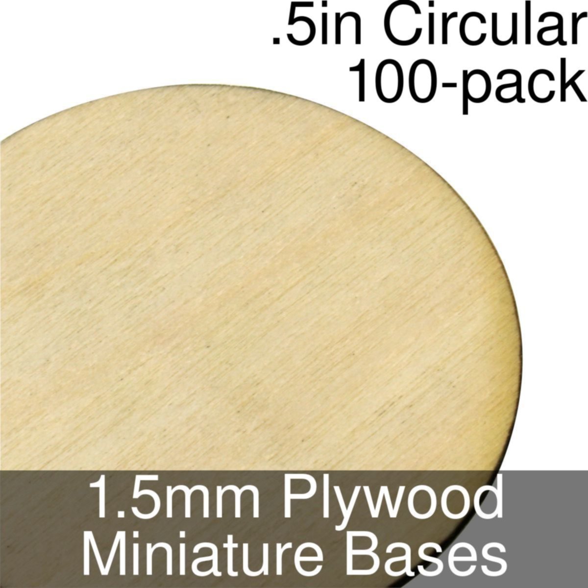 0.5-inch round miniature bases