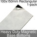 Miniature Base Bottoms, Rectangular, 100x150mm, Heavy Duty Magnet (1) - LITKO Game Accessories