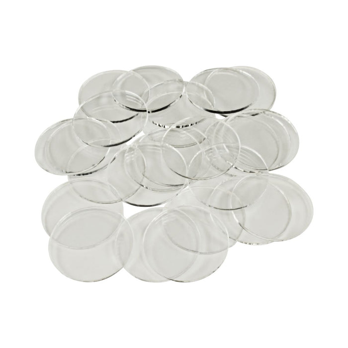 LITKO 28mm Circular Bases, 1.5mm Clear (25)-Specialty Base Sets-LITKO Game Accessories